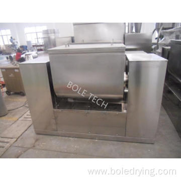 Trough shaped mixer for chemical industry